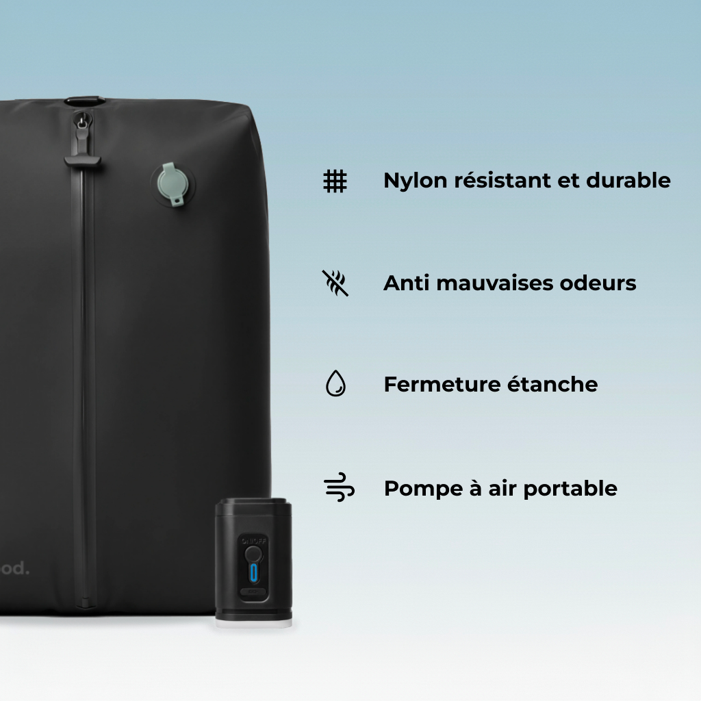 AeroKit Pro – Sac de Compression avec Pompe Électrique